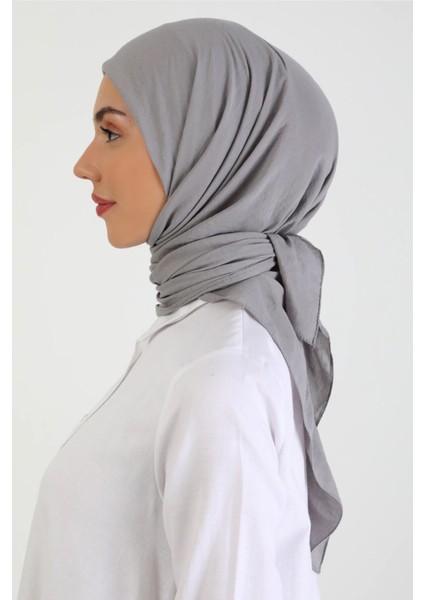 Gri Harem Scarf Incila Eşarp modelleri