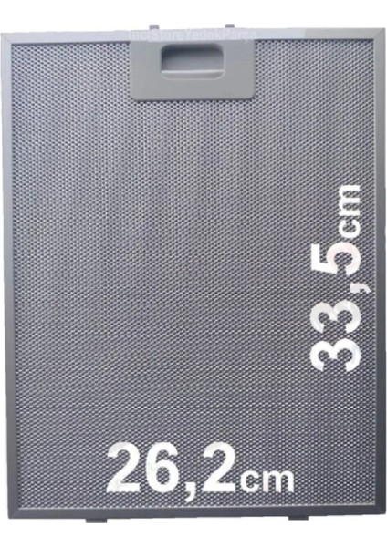 3110 Ankastre Davlumbaz Aspiratör Alüminyum Yağ Süzgeç Tel Kaset Filtre