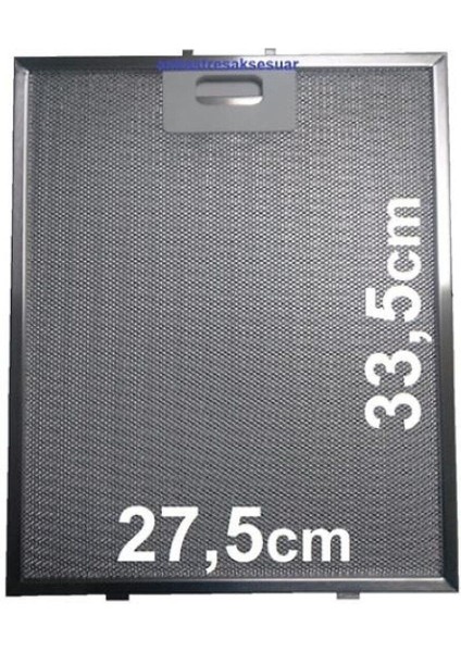 5274 Için Davlumbaz Aspiratör 275X335 Alüminyum Yağ Süzgeç Tel Kaset Filtre