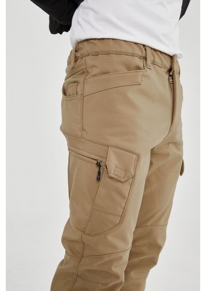 CAMP591 Outdoor Softshell Su Ve Rüzgara içi Polarlı Kışlık Erkek Taktik Pantolon fiyatları