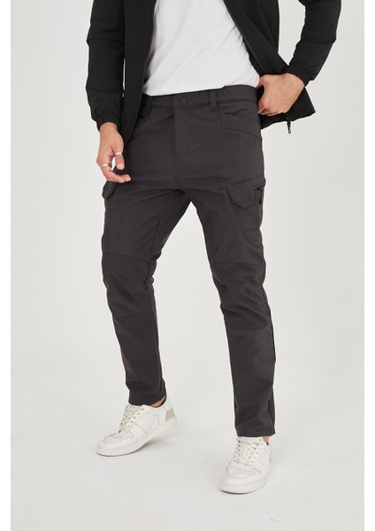 CAMP591 Outdoor Softshell Su Ve Rüzgara Dayanıklı içi Polarlı Kışlık Erkek Taktik Pantolon