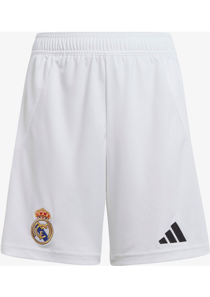 Real Madrid 24/25 Çocuk Beyaz Futbol Şortu.-