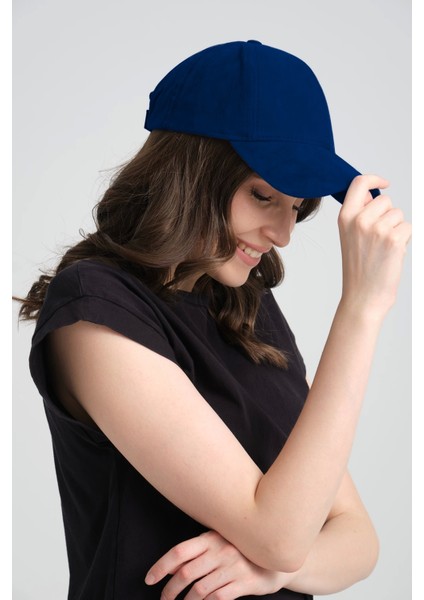 Unisex Süet Spor Şapka Ayarlanabilir Cırtlı Indigo Kep Şapka Süet Baseball Cap