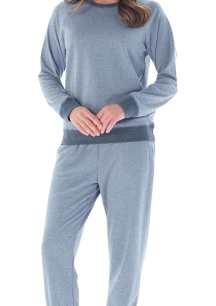 Kadın Uzun Kol Pijama Takımı 4928