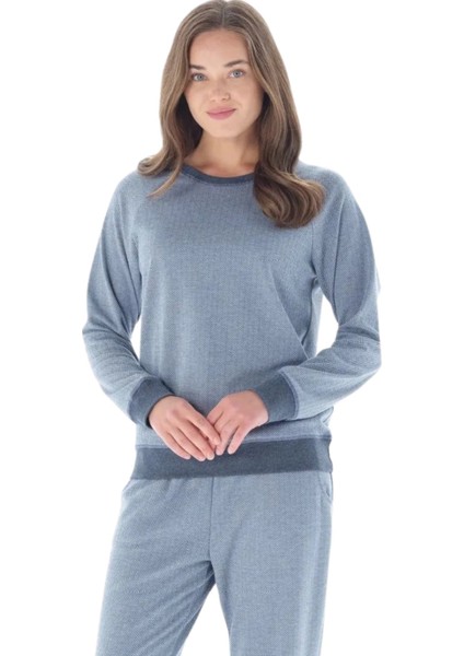Kadın Uzun Kol Pijama Takımı 4928