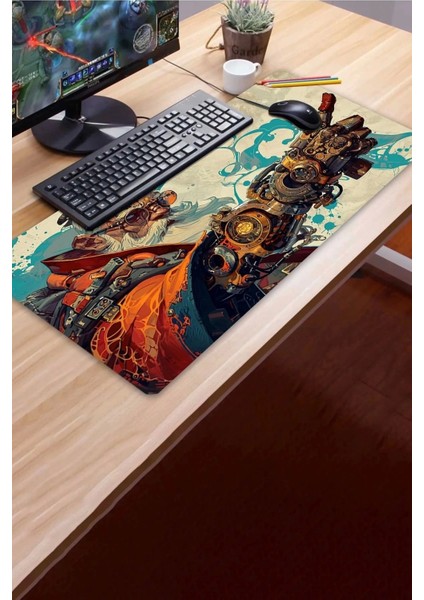 Sonictouch Ultragrand Cyberpunk Kaptan Xxl Klavye Mouse Pad 40X90CM