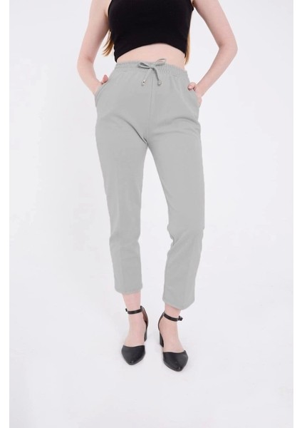 Tam Kalıp Basic Eşofman Pantolon - Gri fırsatları