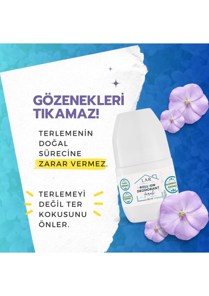 Alüminyumsuz Alkolsüz Parabensiz Vegan Unisex Ferah Kokulu Roll-on Deodorant 2’li Avantajlı Paket 50ml fiyatları