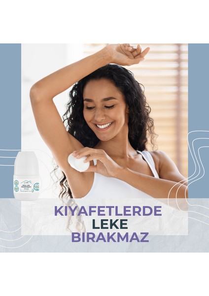 Alüminyumsuz Alkolsüz Parabensiz Vegan Unisex Ferah Kokulu Roll-on Deodorant 3lü Avantajlı Paket 50ml indirimleri