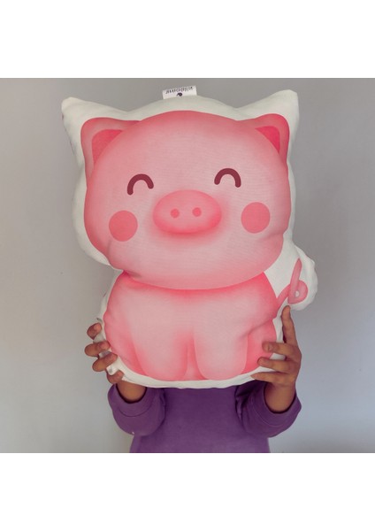 Dekoratif Kırlent - Bebekler ve Çocuklar Için - Suluboya Ilüstrasyonlu fırsatları