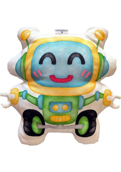 Dekoratif Kırlent - Bebekler ve Çocuklar Için - Suluboya Ilüstrasyonlu fırsatları