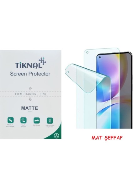 Infinix Note 12 - Tiknal Esnek Mat Nano Ekran Koruyucu