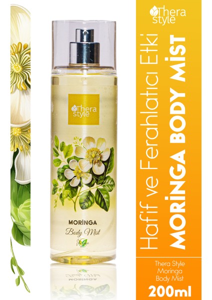Moringa Duş Jeli 500ML + El & Vücut Losyonu 250ML + Vücut Spreyi 200ML (3'lü Set)