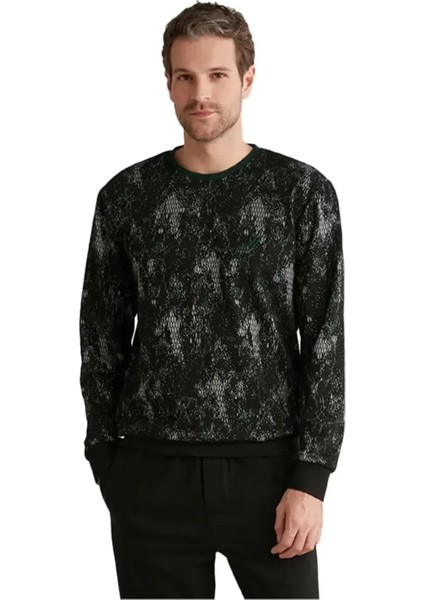 Uzun Kollu Bisiklet Yaka Erkek Tek Üst Sporcu Sweatshirt M626