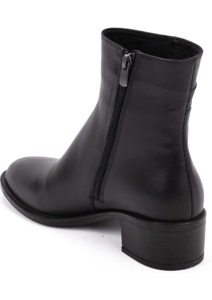 Kadın Deri Alçak Topuklu Günlük Bot