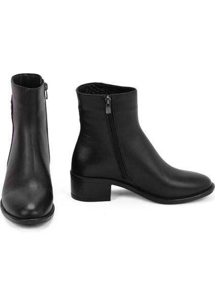 Kadın Deri Alçak Topuklu Günlük Bot