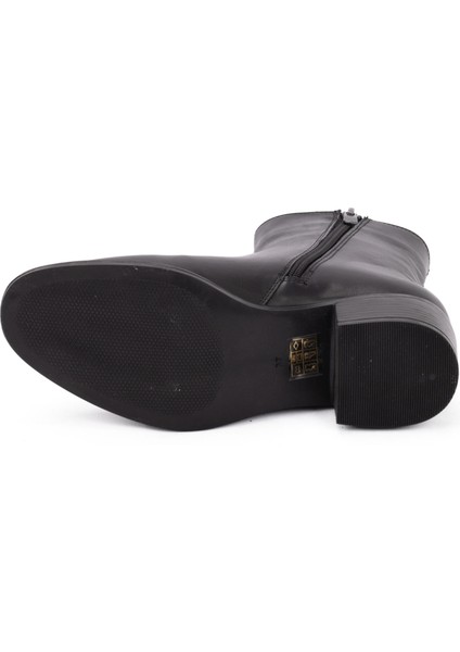 Kadın Deri Alçak Topuklu Günlük Bot