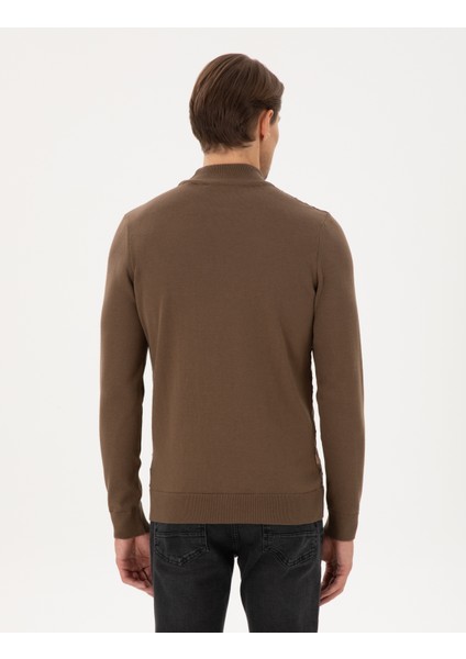 Erkek Coconut Slim Fit Yarım Balıkçı Yaka Triko Kazak 50300524-VR153 indirimleri