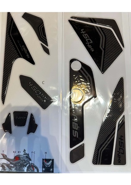 Cfmoto 450 Nk Tank Pad Full Set XCN45K modelleri