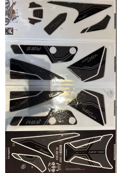 Cfmoto 450 Nk Tank Pad Full Set XCN45K indirimleri