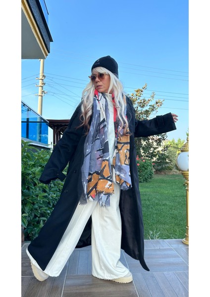Oversize Premium Kaşe Kaban
