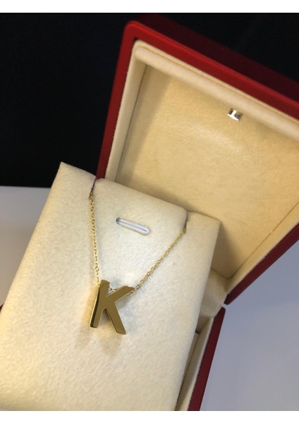 K Harfi Üç Boyutlu Çelik Kadın Kolye • Işıklı Kutuda • Sevgiliye • Eşe • Anneye • Arkadaşa Kolye fiyatları