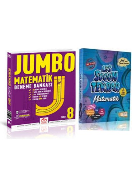 8. Sınıf Matematik Jumbo Deneme ve LGS Sooon Tekrar Matematik Denemeleri