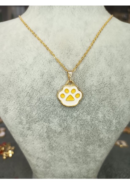 Gold Köpek Patisi Sarı Kolye fiyatları