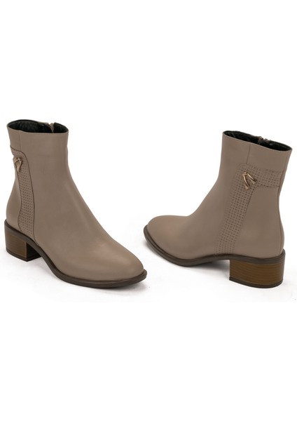 Kadın Deri Alçak Topuklu Günlük Bot modelleri