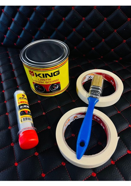 Oto Lastik Yanak Boyası - Lastik Ojesi Hediyeli