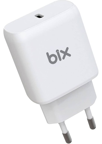 BX-PD25TA 25W Pd Type-C Hızlı Şarj Adaptörü iPhone 14/13/12 Pro Max, Samsung Galaxy, Huawei Hızlı Şarj