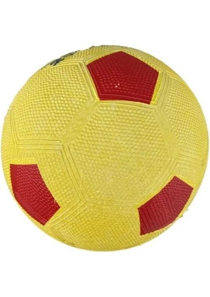 Kauçuk Futbol Top Sarı Kırmzı