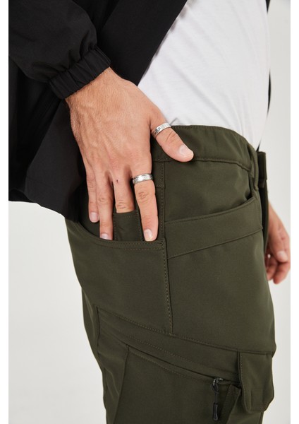 CAMP591 Outdoor Softshell Su Ve Rüzgara Dayanıklı içi Polarlı Kışlık Erkek Taktik Pantolon modelleri