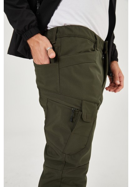 CAMP591 Outdoor Softshell Su Ve Rüzgara Dayanıklı içi Polarlı Kışlık Erkek Taktik Pantolon fiyatları