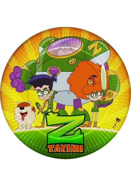 Z Takımı Karton Tabak 23 cm 8li