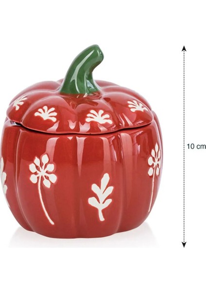 Home Kiremit Bal Kabağı Figürlü Seramik Şekerlik 150 ml fırsatları