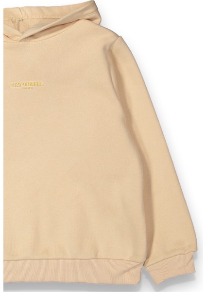 Erkek Çocuk Kapüşonlu Kalın Basic Sweatshirt modelleri