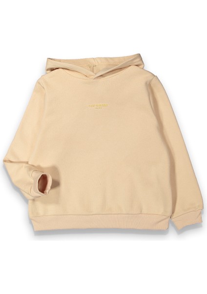 Erkek Çocuk Kapüşonlu Kalın Basic Sweatshirt