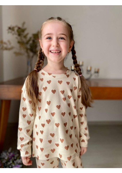 Kalpli Kız Pijama Takımı
