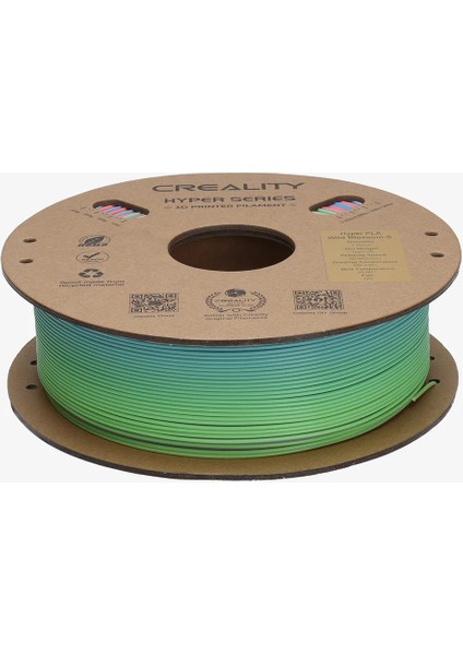 Hyper Pla Gökkuşağı Filament Wild Blossom - Short 1.75MM 1kg Standart