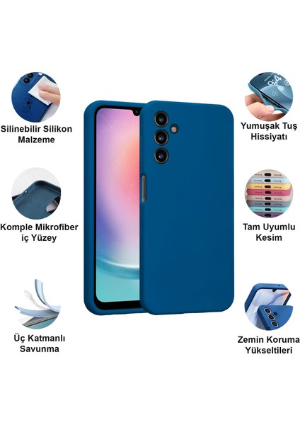 Samsung Galaxy A24 Kılıf Lansman Premium Silinebilir Silikon fiyatları