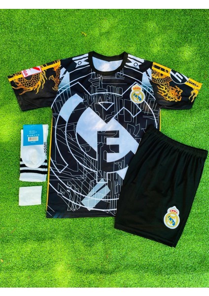 Real Madrid 2024/25 Yeni Sezonu Cristiano Ronaldo Çocuk Forması 4'lü Set (Armalı)