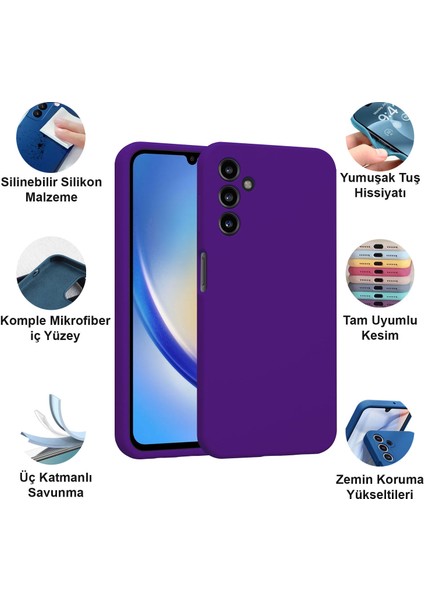 Samsung Galaxy A34 Kılıf Lansman Premium Silinebilir Silikon fiyatları