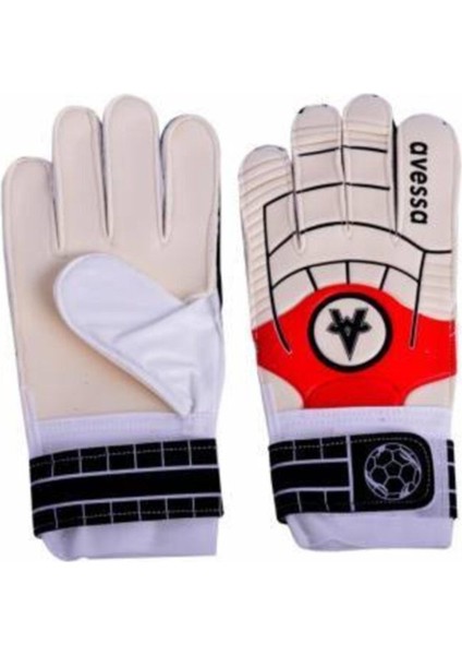 Cırtlı Kırmızı Kaleci Eldiveni