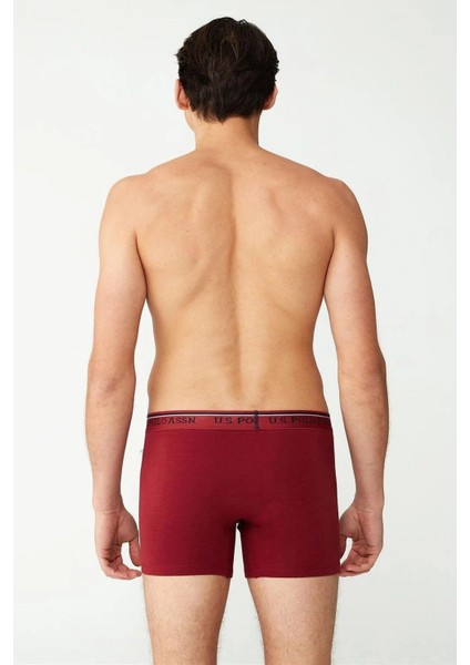 80481 Erkek Bordo Pamuklu Tekli Boxer fiyatları