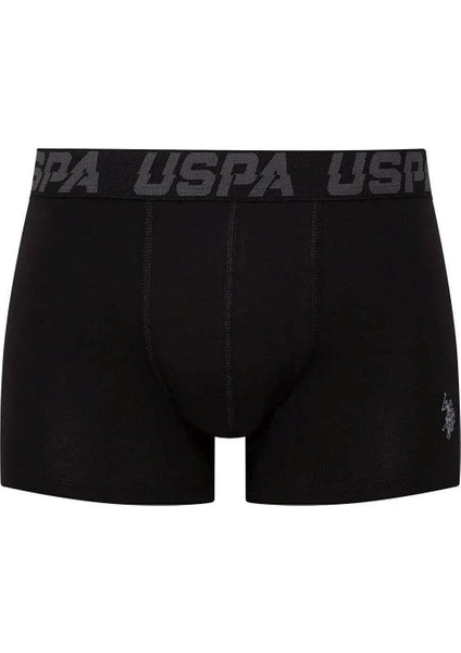 80496 Erkek Siyah-Antrasit-Baskılı Pamuklu 3'lü Boxer modelleri