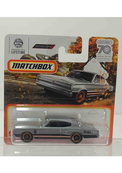 Matc.. 70 Years 1:64 1966 Dodge Charger (Küçük Boy Metal)