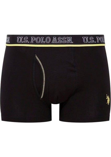 80508 Erkek Antrasit-Saks-Siyah Pamuklu 3'lü Boxer