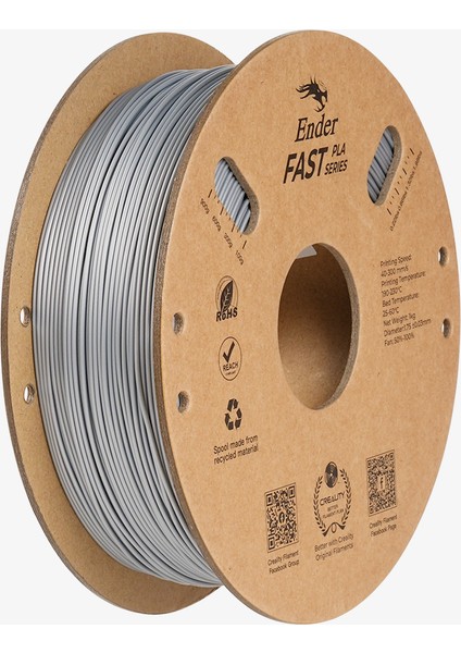 Fast Pla Filament Gümüş 1.75MM 1kg Standart