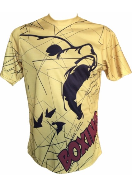 Boks & Kickboks Tişörtü / Dijital Baskılı Sporcu Tişört